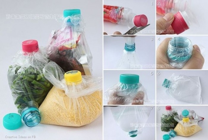 bouchons de sacs plastiques